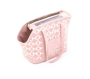 Bolsa de Passeio para Cachorros e Gatos Buba Rosé