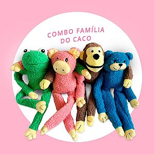 Brinquedo para Cachorros Combo Família do Caco