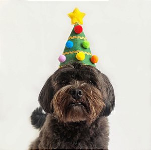 Fantasia de Natal para Cachorros e Gatos Árvore de Natal