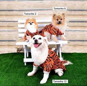 Macacão para Cachorros Tigre