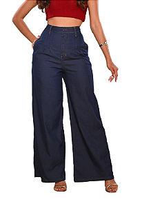 Calça Pantalona Jeans Slim