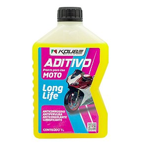 Aditivo P/ Radiador Moto Koube Long Life Pronto Uso Amarelo