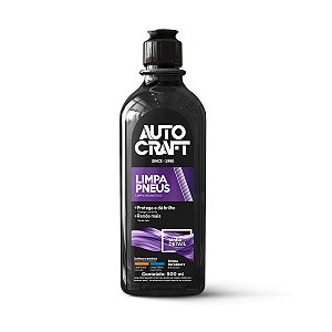 Limpa Pneus Autocraft Proauto Pretinho Carro Moto 500ml