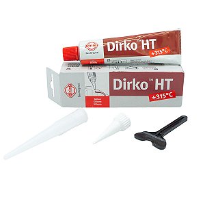 Junta Liquida Elring Dirko HT Silicone Vermelha -60ºC  315ºC