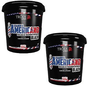 2 Alisamento Americano Black 500g - Troia Hair