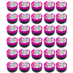 Combo (30) Gel Cera Capilar 220g - Dreads e Tranças - Troia Hair