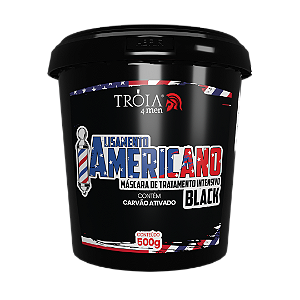 Alisamento Americano Black 500g - Troia Hair 4Man: Alisamento Profissional Rápido