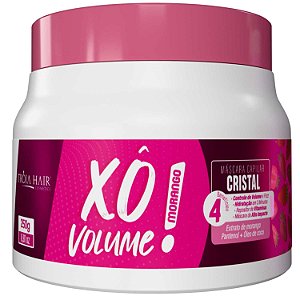 Xô Volume Morango 250g Redutor De Volume Tróia Hair