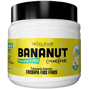 Máscara Hidratante Bananut Cronotrat 500g - Troia Hair