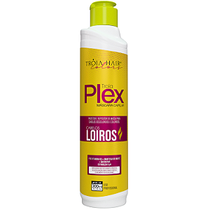 Troia Blond Plex - Tratamento Fortalecedor Pré e Pós-Descoloração - Troia Hair 300ml