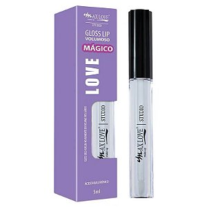 GLOSS VOLUMOSO MÁGICO MAX LOVE — LIP GLOSS MUDA DE COR COM PH E EFEITO VOLUME