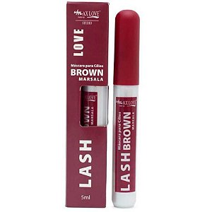 MÁSCARA PARA CÍLIOS BROWN MARSALA COR N°42 - MAX LOVE