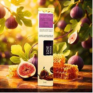 Glow Love Lip Balm Gloss com Mel de Abelha + Figo - Max Love