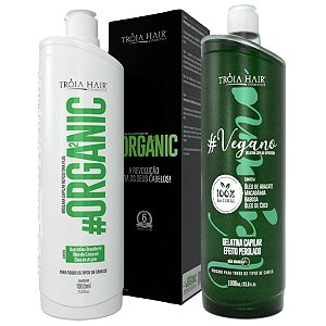 Semi Definitiva Organic + Vegano 2x1000ml - Troia Hair