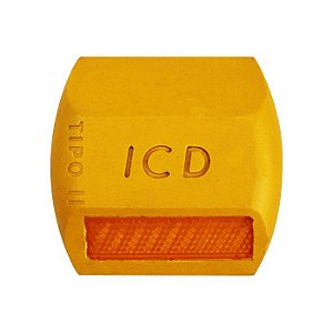 Tacha refletiva Monodirecional - Amarela - Tipo II - ICD Vias
