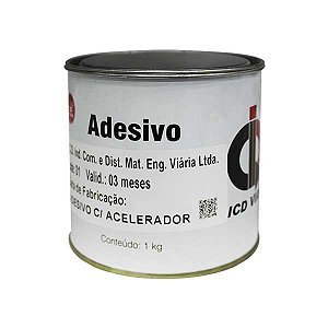 Adesivo para tacha metálica (cola bicomponente) - 1 kg