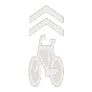 Line Tape - Termoplástico pré-formado - Ciclista SIR - Tipo 1