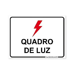 Placa Quadro de Luz - 20x15 cm ACM 3 mm
