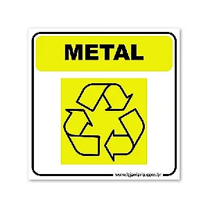 Placa Reciclável Metal - 18x18 cm ACM 3 mm