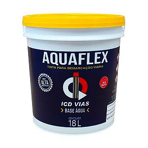 Tinta Aquaflex para demarcação viária - Base de Água - 18 L