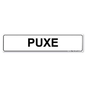 Placa Puxe - 30x6,5 cm ACM 3 mm