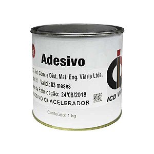 Adesivo (cola bicomponente) para dispositivos de plástico injetado - 1 kg