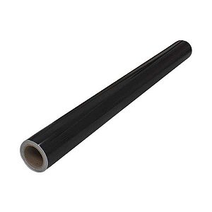 Rolo Vinil Refletivo Grau Comercial Preto 2 M X 1,24 M