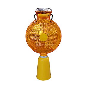 Sinalizador de LED viário para cone