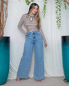 Calça Jeans Kate Longa com Barra