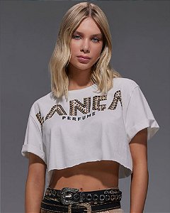 TSHIRT CROPPED COM TACHAS