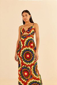 VESTIDO MIDI FLORA