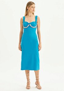 VESTIDO SUPER MIDI JUSTO