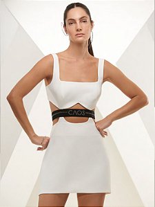 VESTIDO CUT OUT COM ELASTICO