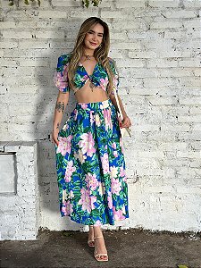 SAIA GODE FLORAL PINTADO