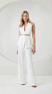 CONJUNTO COLETE E CALÇA RETA
