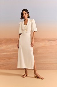 CONJUNTO SAIA E BLUSA BOTÕES