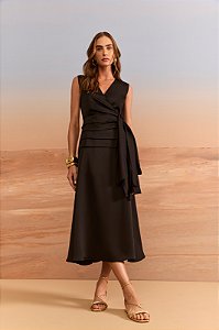 VESTIDO MIDI PALA AMARAÇÃO