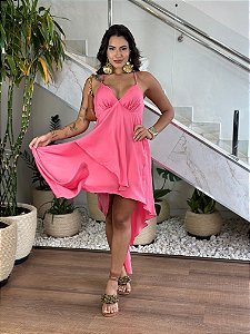 VESTIDO DE ALÇA DECOTE COSTAS