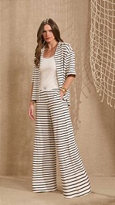 CONJUNTO CAMISA E CALÇA LISTRAS
