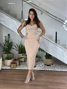 VESTIDO TRICOT BORDADO