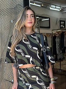 T-SHIRT CROPPED TUCANO GRAFICO