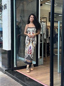 VESTIDO MIDI TAPETE DE ARARA