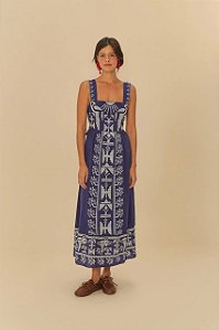 VESTIDO BORDADO LACO COSTAS