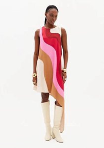 VESTIDO ASSIMÉTRICO SEM MANGAS
