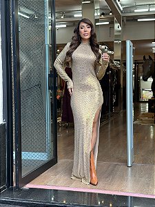 VESTIDO LONGO CUT OUT GLOW
