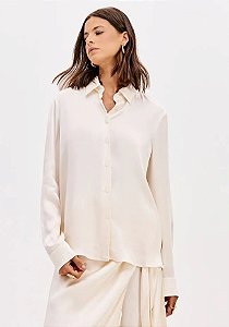 CAMISA ACETINADA MANGA LONGA