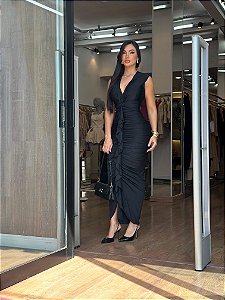 VESTIDO SUPER MIDI SEM MANGA