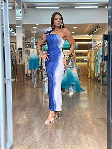 VESTIDO SUPER MIDI OMBRO UNICO