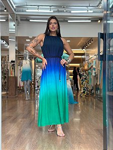 VESTIDO LONGO SEM MANGA