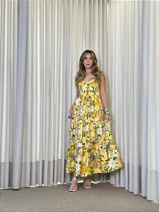 VESTIDO CROPPED PASSARO DE FLOR